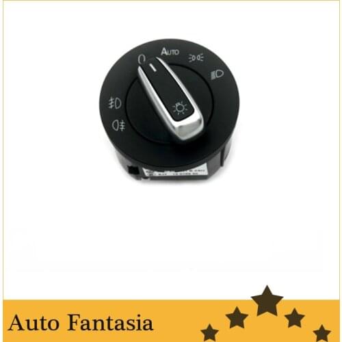 Chrome Head Light Switch With Coming Home (Automatic) for Volkswagen Golf MK5-free shipping