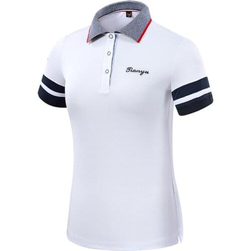 Summer golf Clothing sportswear womens short-sleeved T-shirt breathable quick-dry golf jersey Slim Fit Sports Trainning Shirts