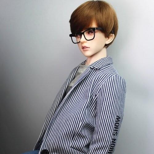 Trendy Gray Round Neck Sweatshirt Pullover Fits for 1/3 BJD Male DOA Clothes