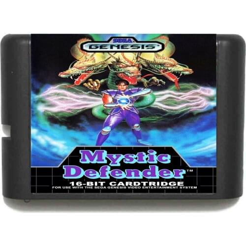 Mystic Defender 16 bit MD Game Card For Sega Mega Drive For Genesis
