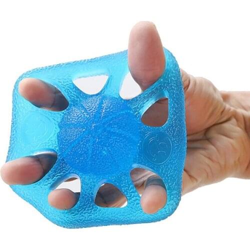 Newly Grip Ball 8-Hole Jelly Finger Strength Training Equipment Hand Expansion Force Exercise Rehabilitation Training Ball