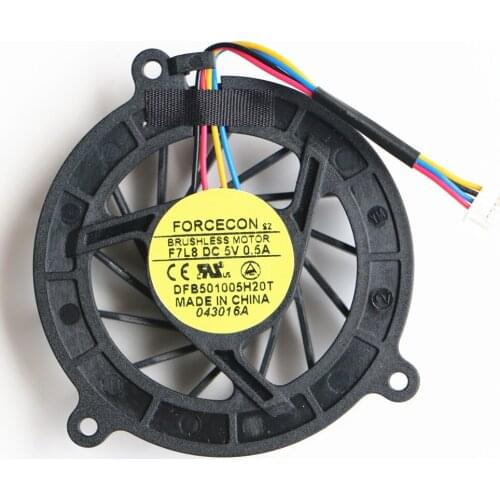 New Original Cpu Fan For Asus A8F Z99 X80 N80 N81 X81 F8S Z53J Z53U M51 Cpu Cooling Fan DFB501005H20T F7L8 DC5V 0.5A 4Pin