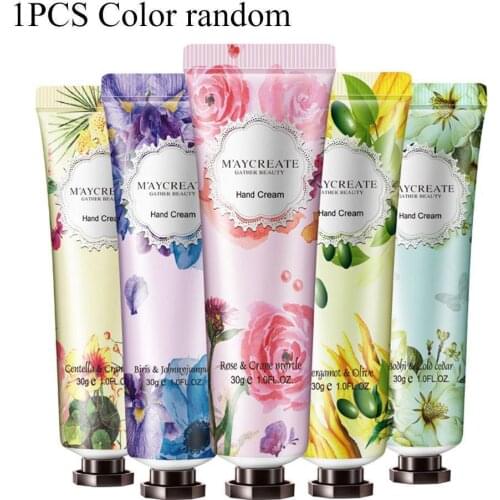 Plant Extract Fragrance Hand Cream Nourishing Anti-cracking Hydrating Natural Long Lasting Skin Care Hand Cream TSLM1