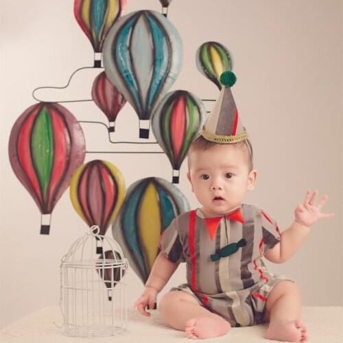 Infant Photography Props Baby Photo Shoot Hat+Rompers Outfits Baby Girl Boy Fotografia Backdrop Props