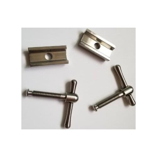 Titanium Bicycle Hinge Clamps and Hinge Levers(limit nut) For Brompton Bike BMX Frame Quick Release C Buckle Magnet Cycling Part