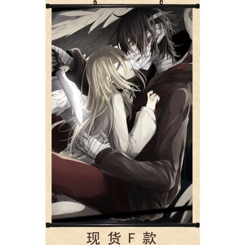 Japanese Anime Games Angels of Death Isaac Foster & Daniel & Catherine & Ray Home Decor Wall Scroll Poster Decorative Picture