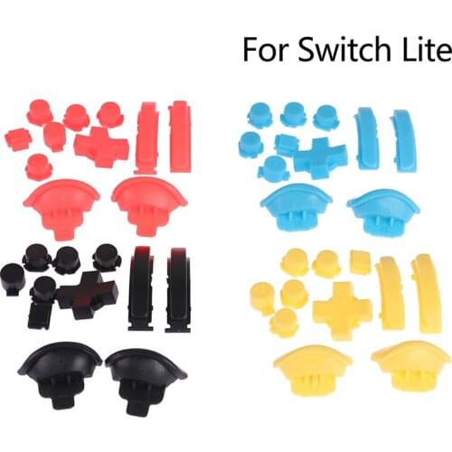 For Switch Lite L R ZL ZR Button Replacement for NS Lite Game Console(11Pcs)