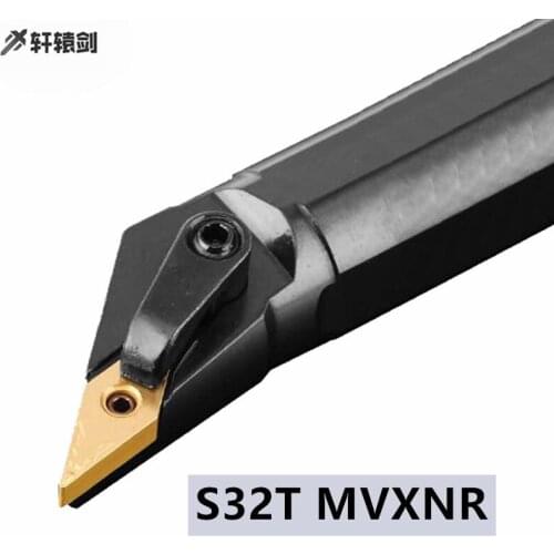 1PC S32T MVXNR16 MVXNL16 Lathe MVXNR MVXNL Drill Pipe VXMG16 Internal Carbide Insert Turning Tool Holder