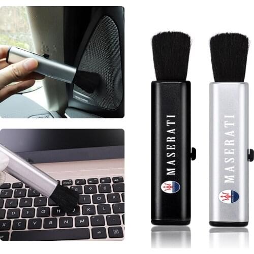 1PCS Car Interior Cleaning Brush Air Outlet Dusting Small Brush For Maserati Ghibli GranTurismo Quattroporte Levante GranCabrio