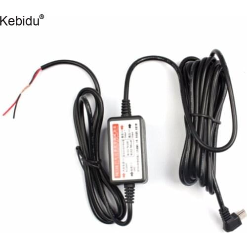 Power Box car Mini USB Car Camera Recorder DVR Power Supply Box for Vehicle Wire Cable Car Charger Kit 12V - 24V to 5V
