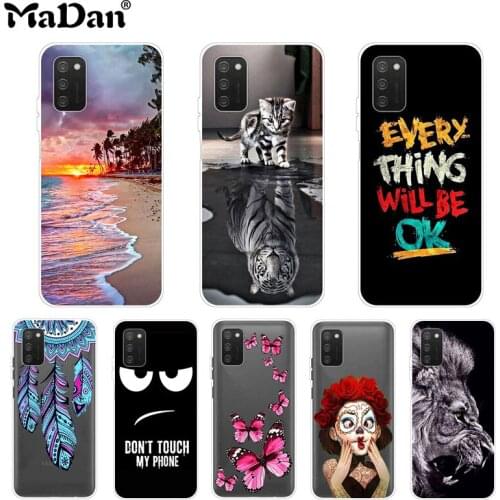 Cool Cover For Samsung Galaxy A03S Case Coque Soft Protective Casing Slim Transparent Silicone Colorful Drawing Cartoon