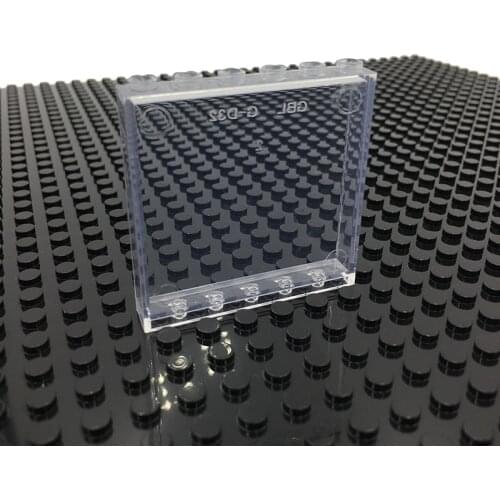 [MOC Hub] 6PCS Wall Element Window Building Blocks Compatible Major Brand Kids Toys 1x6x5 59349 Early Learning Education Gifts