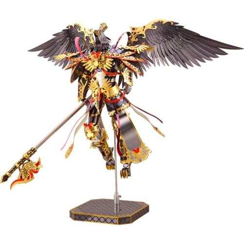 2019 Piececool 3D Metal Puzzle Mythology Garuda Model kits DIY Laser Cut Assemble Jigsaw Toy Desktop decoration GIFT For Audit