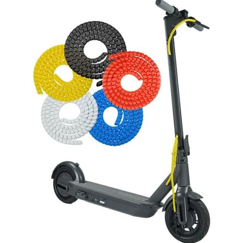 1m Line Organizer Pipe Protection Spiral Wrap Winding Cable Wire Protector Cover Tube for XIAOMI M365/PRO Electric Scooters