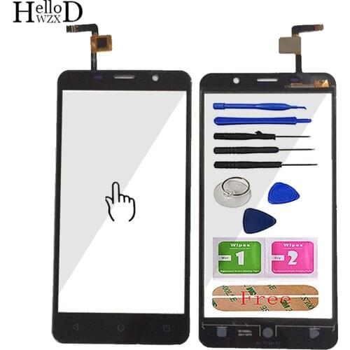 Phone Mobile Touch Glass For Tele2 Maxi Touch Screen Front Glass Digitizer Panel Lens Sensor Tools Adhesive