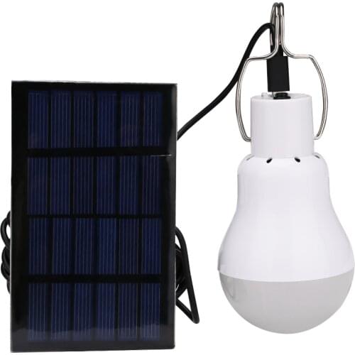 Portable LED Solar Lamp Charged Solar Energy Light Panel Powered Emergency Hanging Bulb For Outdoor Garden Camping Tent Fishing