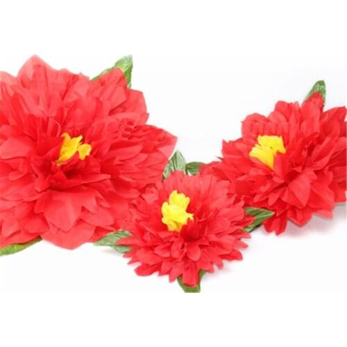 Peony Production (33cm,Red ) Magic Tricks Funny Stage Empty Hand Appearing Flower Magic Gimmick