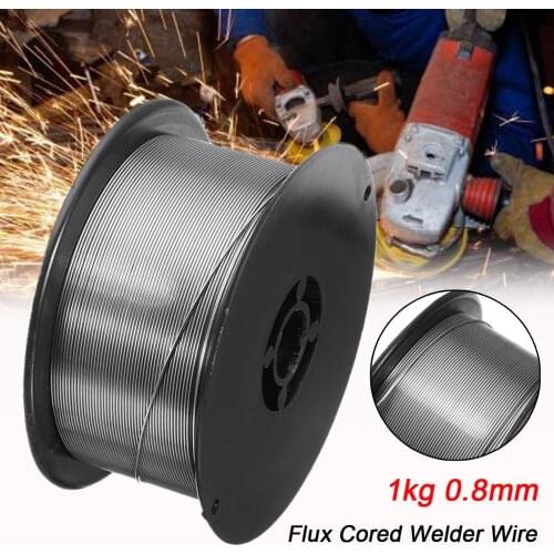 Flux Core Wire 0.8mm 1KG Roll Self Shielded Welding Wire MIG Welding Gas And No Gas Welding Machine Welding Wire