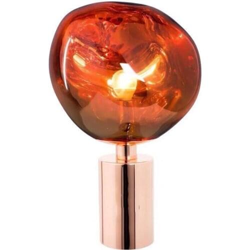 Modern led color glass glass ball lampada comodino lampara escritorio dining room living room bed lamp