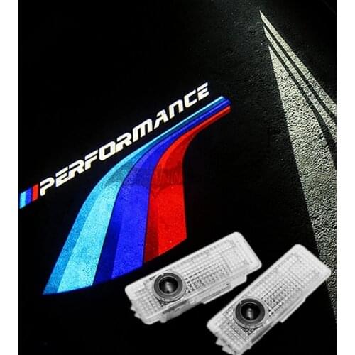 2X Performance Wings LED Welcome Lights For F30 320i 330i F10 520i 525i ///M Ghost Shadow Car Door 3D Laser Projector Lamp