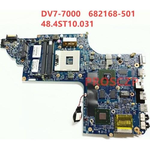 High quality For HP DV7-7000 DV6-7000 48.4ST10.031 682168-001 682168-501 48.4ST10.031 HM77 GT630M 1GB 100% full Tested