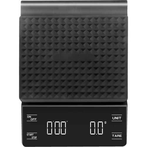 High Precision Drip Coffee Scale With Timer 3kg/0.1g Portable Electronic Digital Kitchen Scale