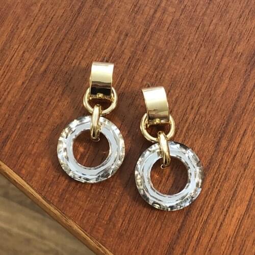Vintage Big Circles Drop Dangle Earrings Women 2020 New Jewelry Personality Statement Earings