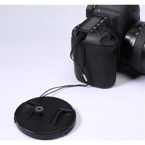 1pc Universal Lens Cover Cap Holder Keeper Strap Cord Anti-lost String Leash Rope for SLR Digital Film Cameras