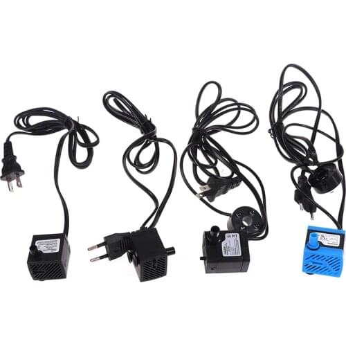 1* AC 220V Rate Waterproof Pump Mini Submersible Plastic Water Pump