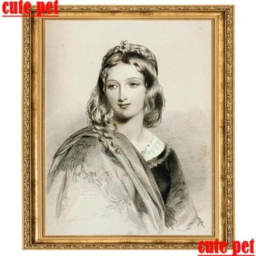 5D Venetian businesswoman DIY Art painting Mosaic full drill diamond Paintings Home Wall Decorcross stitches Diamond Embroidery