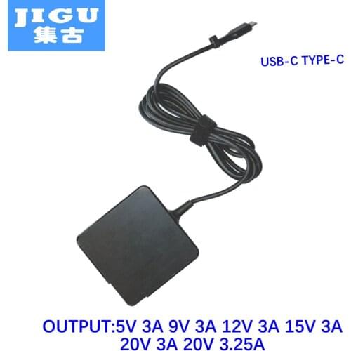 JIGU 5V 9V 12V3A 15V3A 20V3.25A 20V3A Multiple Output Adapter For Smart Phones, Tablets, Laptops, Handheld Games Type-c Devices