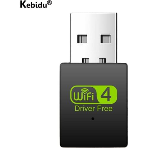 300Mbps Wifi Adapter Driverless Wireless Receiver Network Card USB Wi-Fi Transmitter Mini Free Drive Signal Receivers