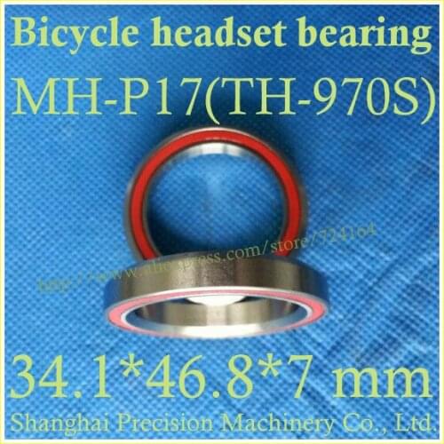 Free Shipping High speed 1-1/4" Bicycle headset bearing MH-P17, TH-970S(46.8*7, 45/45, stainless steel) Bicycle Special