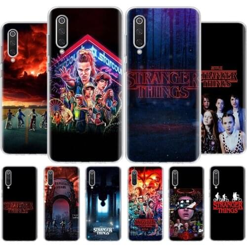 Hot Stranger Things Poster Phone Case For Xiaomi MI 8 9 10 5X 6X A1 A2 A3 CC9E 9T NOTE10 Pro Lite Cover Coque soft Silicone TPU