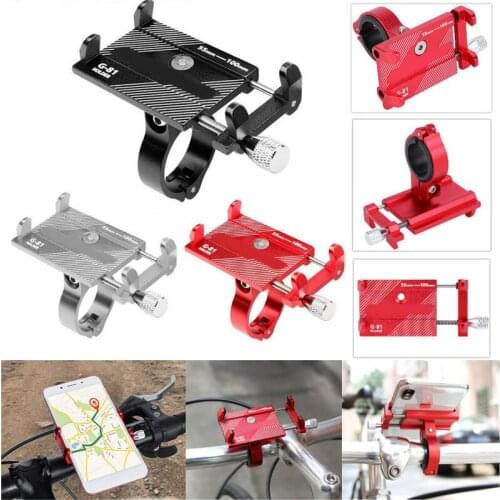Aluminum Alloy Bicycle Phone Holder Motorcycle Handlebar Mount for Smart Phones NK-Shopping