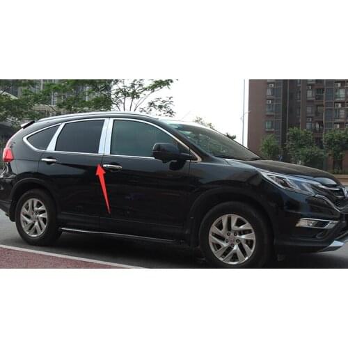 For Honda CRV/CR-V 2012-2016 Car Stainless Steel Window Pillar Post Trim Car modification Auto parts
