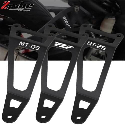For YAMAHA YZF-R25 YZF-R3 YZF R3 R25 MT-25 MT-03 MT03 2015-2021 Motorcycle Exhaust Hanger Bracket Rear Foot Rest Blanking Plates