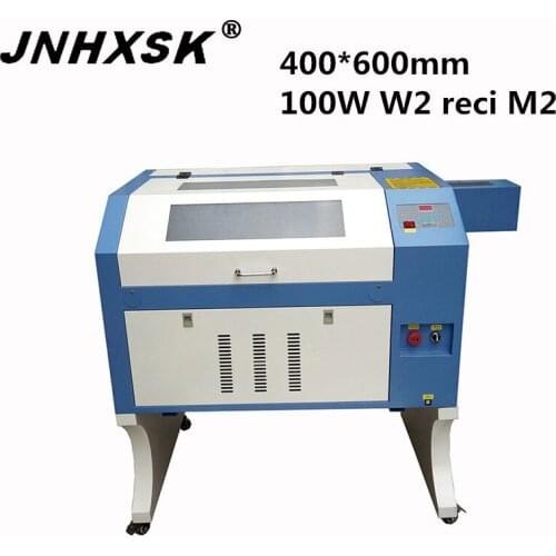 JNHXSK 100W W2 reci M2 computer numerical CNC desktop laser engraving and cutting machine with M2 control system free shipping