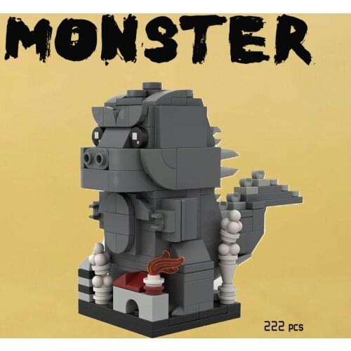 MOC Building Block Maker Movie Classic Figures Monster Creative Assembly Model Childrens Toy DIY Build Bricks Birthday Gift