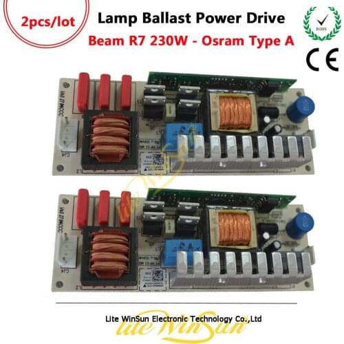 Litewinsune New Lamp Ballast Lamp Bulb Power Supply Sharpy Beam R7 230W Moving Head Light