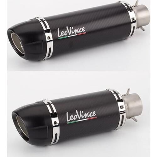 Motorcycle modified exhaust pipe 51mm universal carbon fiber exhaust FZ1 MT09 Z1000 SV650 can be used on the left and right side