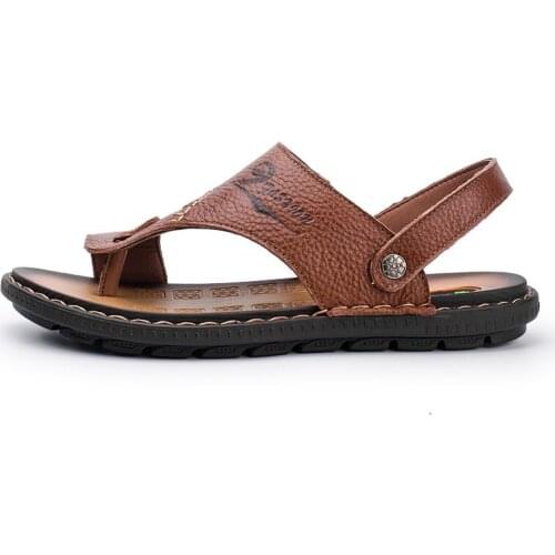 Transpirables piel for men sandal homme sandalle sandali genuine masculino size zandalias vietnam de summer cuir slide verano
