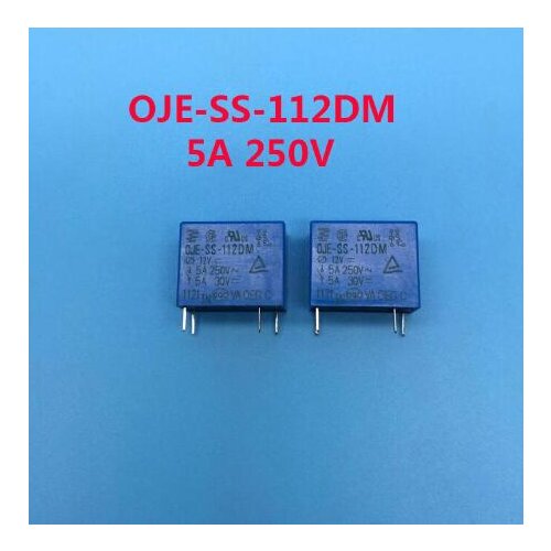 NEW 12V relay OJE-SS-112DM OJESS112DM 12V 12VDC DC12V 5A 250V 4PIN