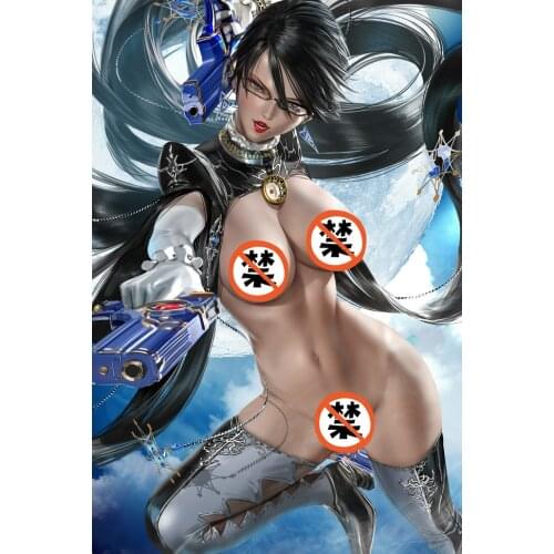 Printed silk or canvas video game Bayonetta art poster 16x24 24x36 inch custom living room bedroom home art wall picture