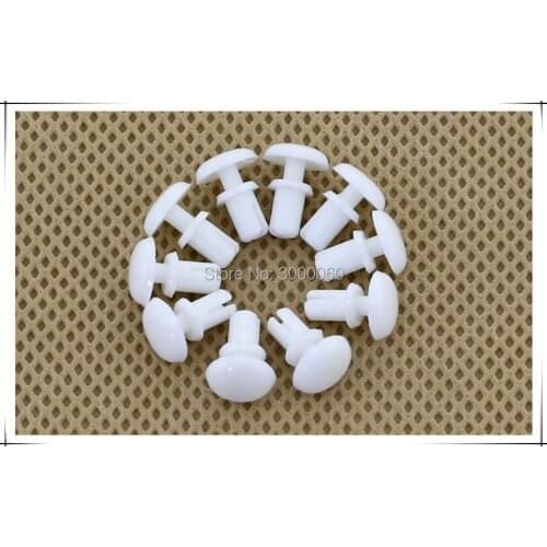 R3550 R Sharp White/Black Nylon Rivet Used For Hole Diameter 3.6mm PC Board 1000pcs/bag