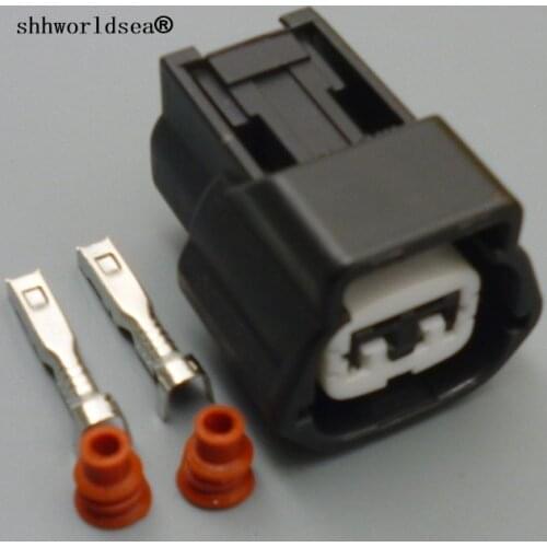Shhworldsea 2.2mm 2Pin Female Automotive Connector Engine Type Water Temperature Sensor For Nissan Hyundai 6189-0772