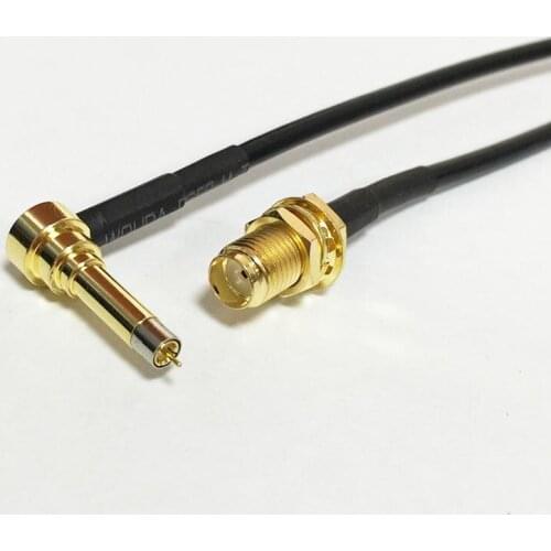 New SMA Female Jack nut Connector Switch MS156 Right Angle Connector RG174 Wholesale 20CM 8" Adapter