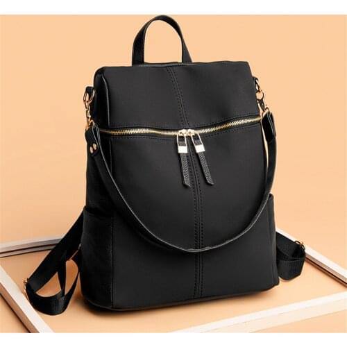 High Quality Woman Scurb Leather Backpack Fashion Female Backpack Large Capacity School Bag Designer Backpack