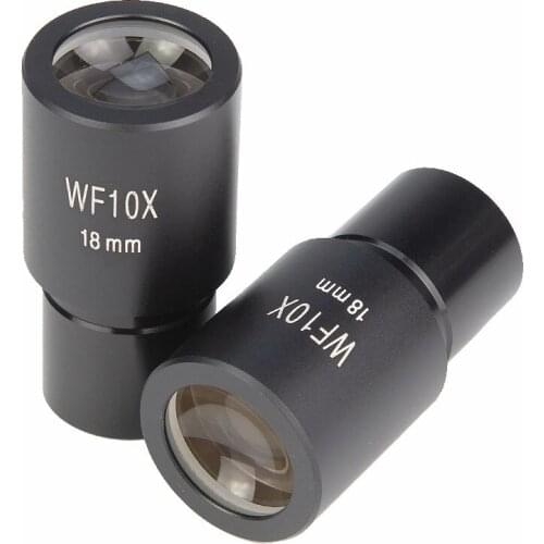 1pc WF10X/18mm Mount 23.2mm Biological Microscope Wide Angle Eyepiece W/Scales