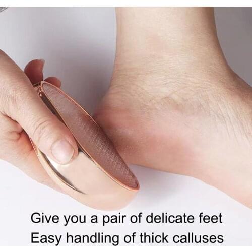 2 In 1 Nano Glass Pedicure Foot Polisher Nano Glass Pedicure Stones Soft And Effective Plastic Sandblasting